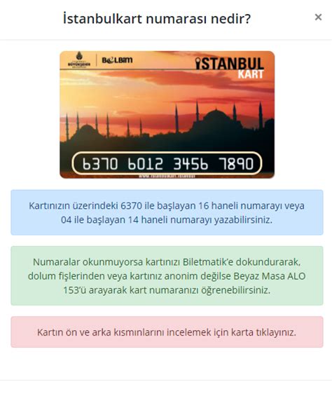 Istanbul karta hes kodu ekleme